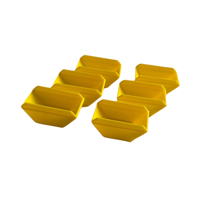 OO Gauge 1:76 Yellow Skips – 6 Pack