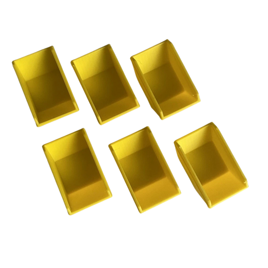 OO Gauge 1:76 Yellow Skips – 6 Pack