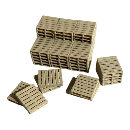 OO Gauge Model Railway Pallets - Pack of 50