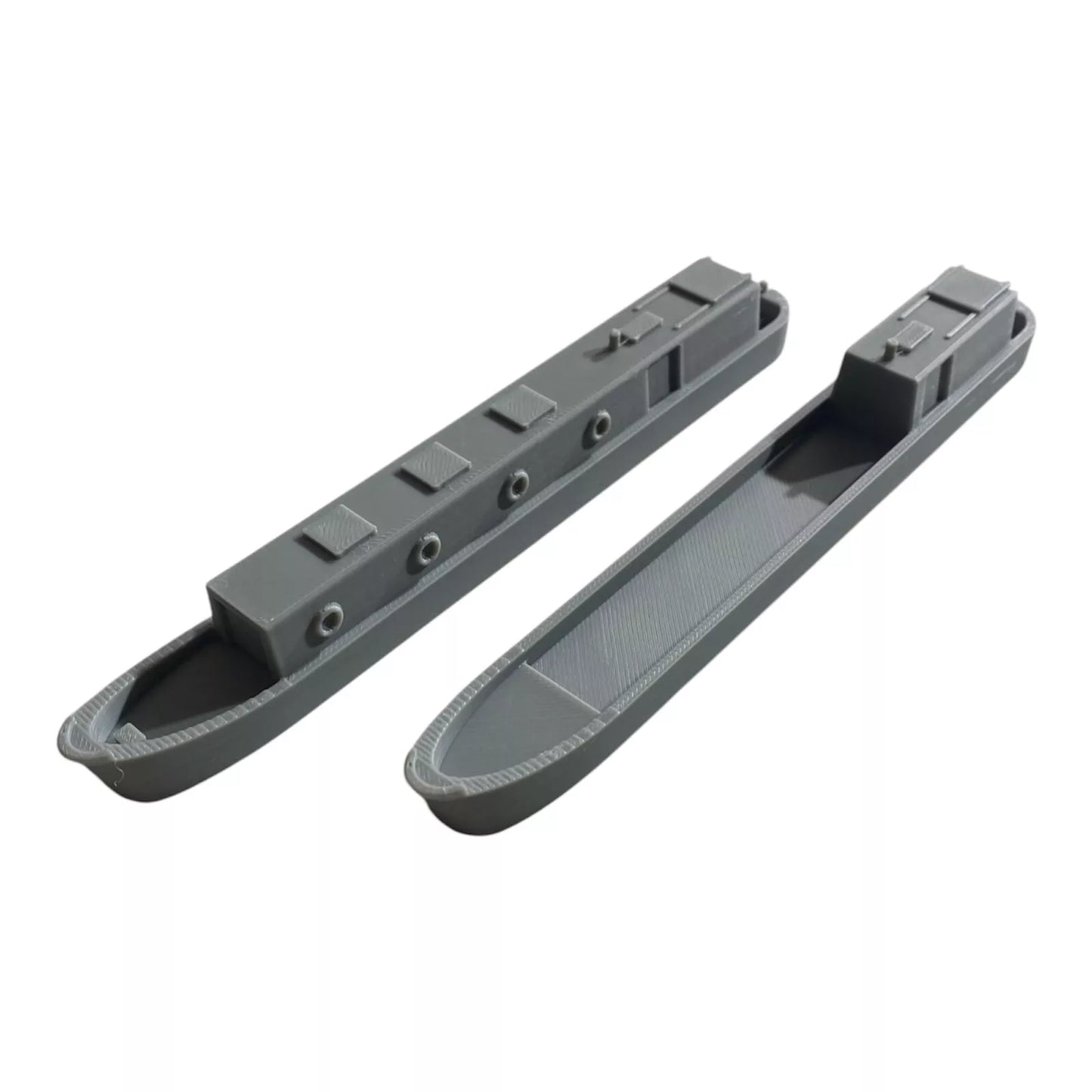 OO Gauge Model Railway Canal Boat/Barge - Pair