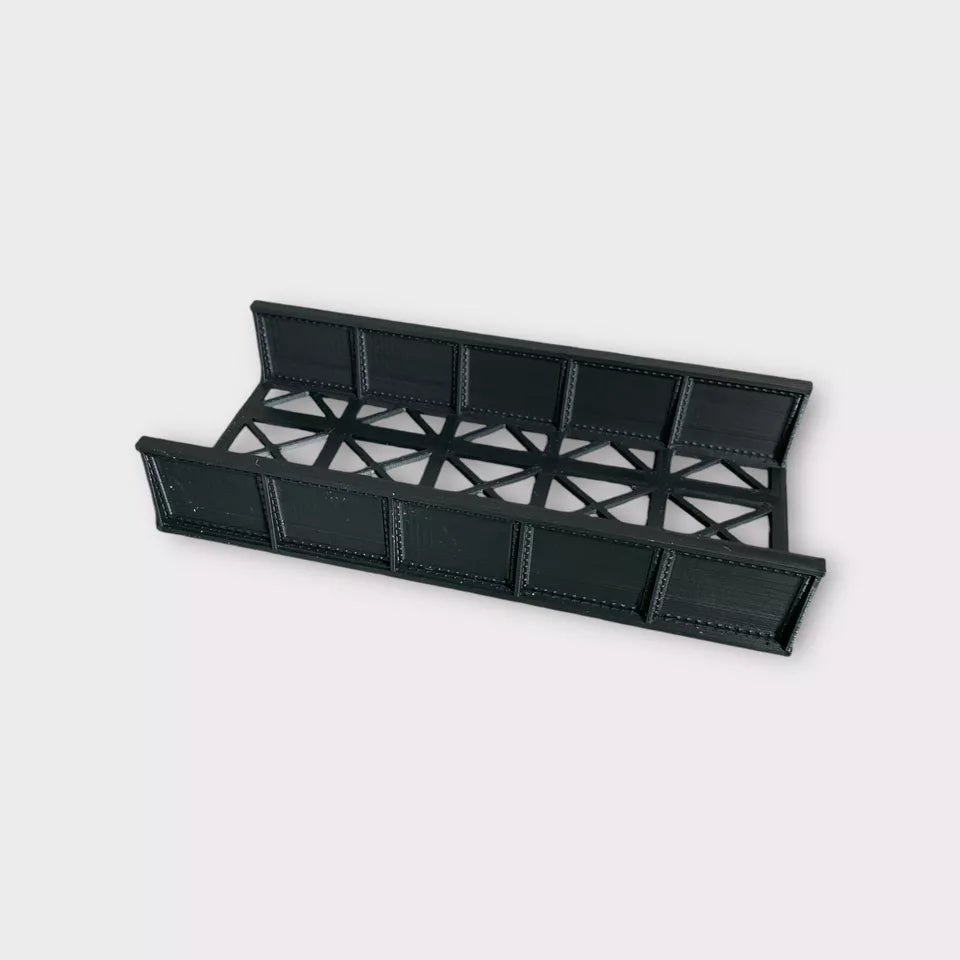 OO Gauge Model Railway Scenery Iron Girder Bridge 1:76 Scale
