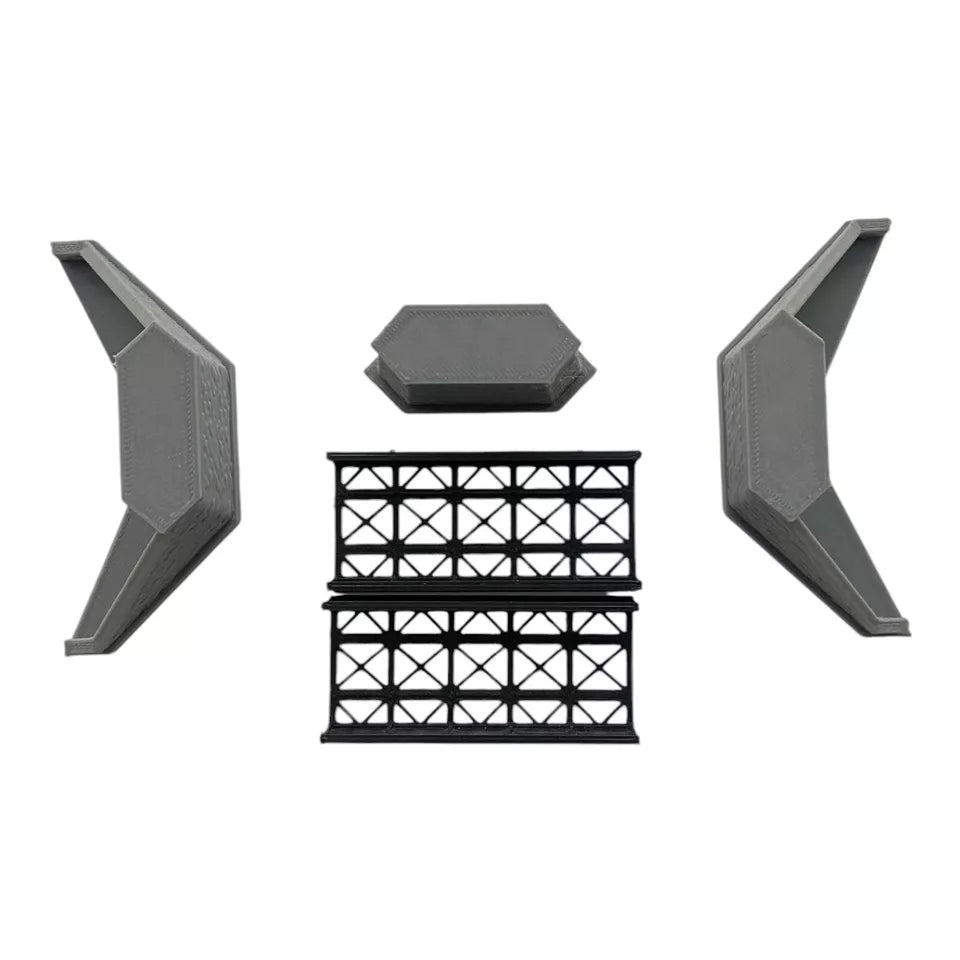 N Gauge Model Railway Iron Girder Bridge
